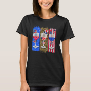 Camiseta 4 De Julho, Vermelho, Azul, Bebida Azul, Bebida Us