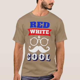 Camiseta 4 De Julho Vermelho Branco E Legal 2
