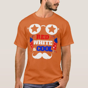 Camiseta 4 De Julho Vermelho Branco E Legal 34