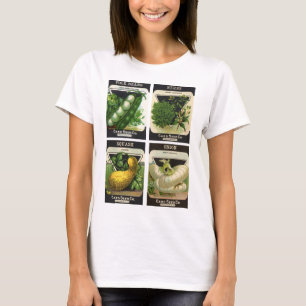Camiseta 4 Diferentes Designs de Arte de Rótulo de Pacote d