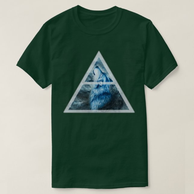 Camiseta 4 Elements AIR Wolf (Frente do Design)