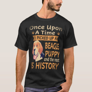 Camiseta 4 Era Uma Vez -  Cachorrinho Beagle Beagle