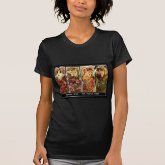 Camiseta 4 Estações Alphonse Mucha