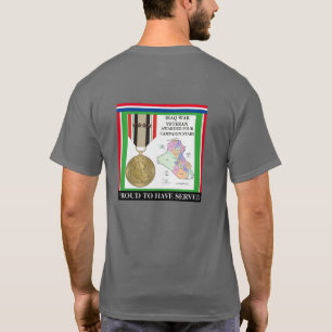 CAMISETA 4 ESTRELAS DE CAMPANHA IRAQUE VETERAN
