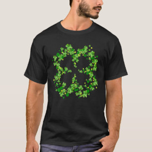 Camiseta 4 Folha de folhas, Dia de São Patrício feliz