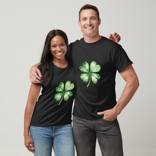 Camiseta 4 folheados com sorte (Unissex)