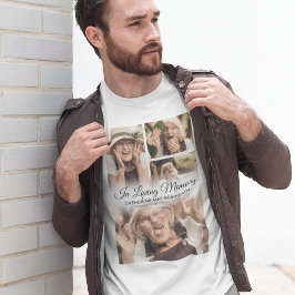Camiseta 4 Foto em memória de amor