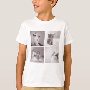 Camiseta 4 gatos giros amantes de gatos