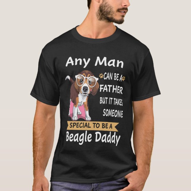 Camiseta 4 Homem Beagle Papá (Frente)