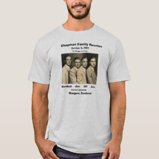 Camiseta 4 irmãos de Chapman,              família de