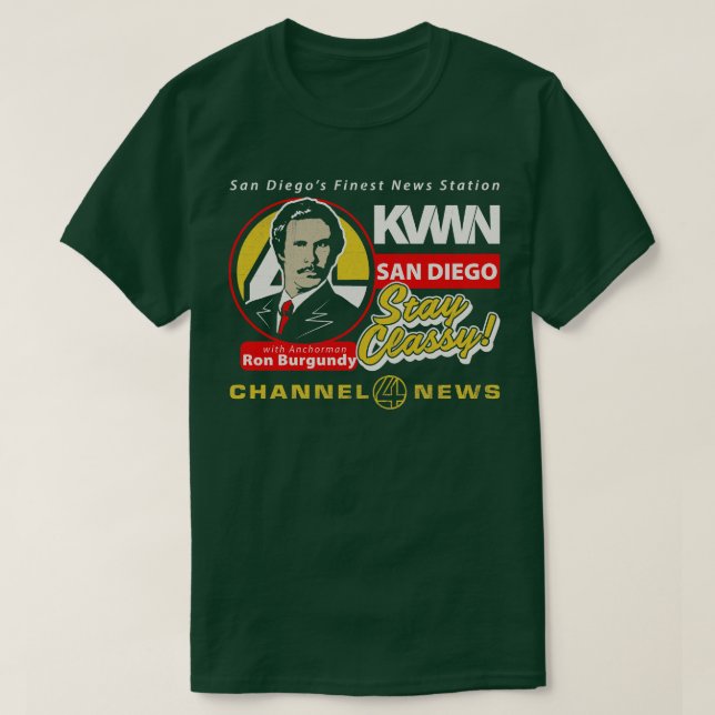 Camiseta 4 KVWN San Diego (Frente do Design)