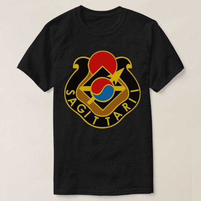 Camiseta 4.o Comando de Mísseis DUI com Txt X (Frente do Design)