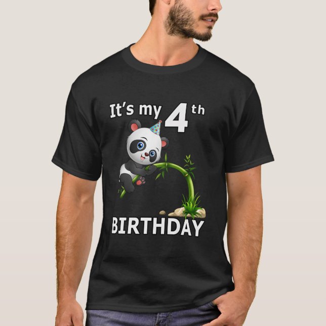 Camiseta 4 Panda 4º Py Animal Panda (Frente)