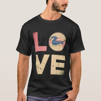 Camiseta 4 Presentes retrô vintage para mães de Dachshund D