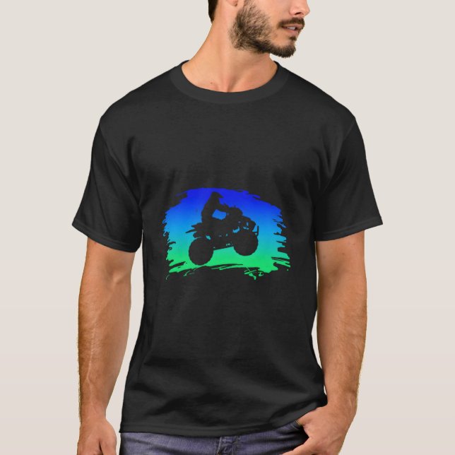 Camiseta 4 Wheeler Quad Bike Atv Riding (Frente)