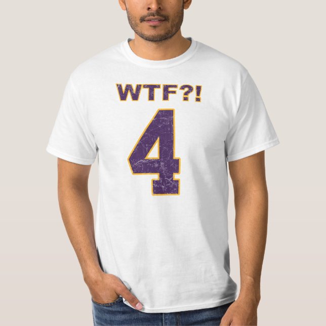 Camiseta #4 WTF?! Brett Favre? Viquingues? (Frente)