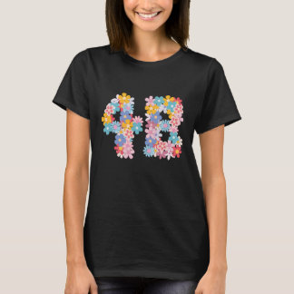Camiseta 4B Movimento Feminista Floral Unidade Mulheres
