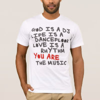 4DJS God is a dj life is a dancefloor