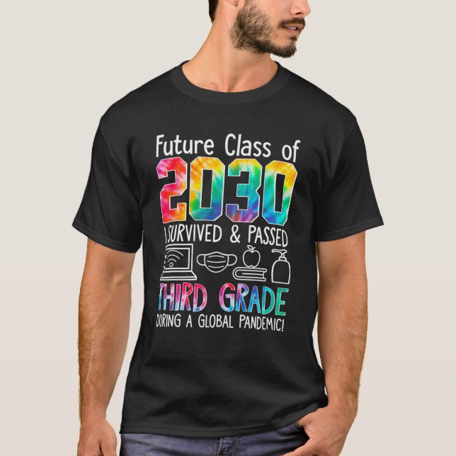 Camiseta 4M3O Futuro Professor Da Classe 2030 De Terceiro G (Frente)