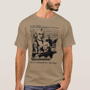 Camiseta 4ns julho - nós as pessoas - bandeira dos EUA