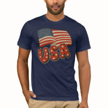 4o de t-shirt de julho EUA