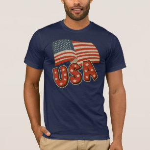 Camiseta 4o de t-shirt de julho EUA