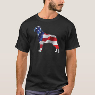 Camiseta 4o do PATRIOTA ROTTWEILER do t-shirt de julho para