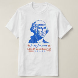 Camiseta 4o engraçado do verão do humor de julho George