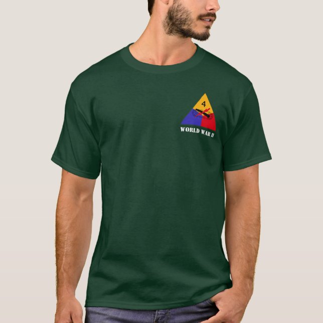 Camiseta 4o T da divisão blindada (Frente)