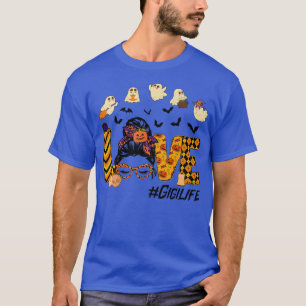 Camiseta 4p00 Leopard Love Gigi Life Call Pumpkin Autumn Ha