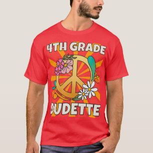 Camiseta 4th Grade Dudette Back to School Student Teacher