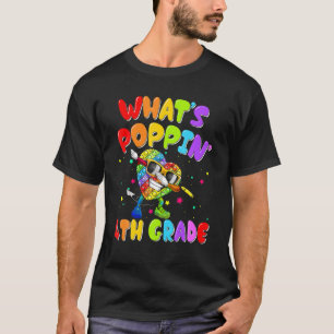 Camiseta 4Th Grade First Day Of School Dabbing Pop It Fidge