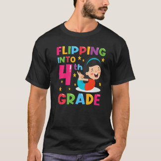 Camiseta 4th Grade Girls Gymnastics First Day Of School Gym