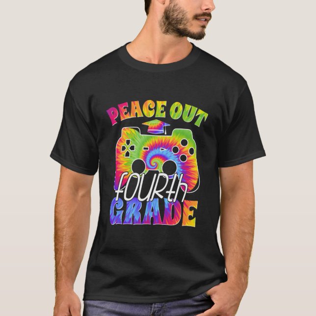 Camiseta 4Th Grade Graduation Decoration Peace Out Fourth G (Frente)