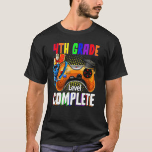 Camiseta 4th Grade Level Complete Last Day Of School Gradua