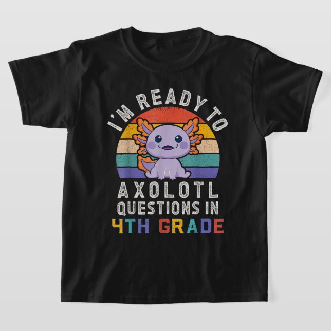 Camiseta 4th Grade Ready – Cute Back to School Character  (Postura )