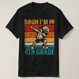 Camiseta 4th Grade Ready  Cute Back to School Character Tee