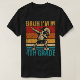 Camiseta 4th Grade Ready  Cute Back to School Character Tee