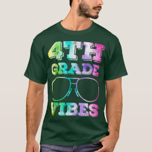 Camiseta 4th Grade Vibes Teacher Back To School First Day T