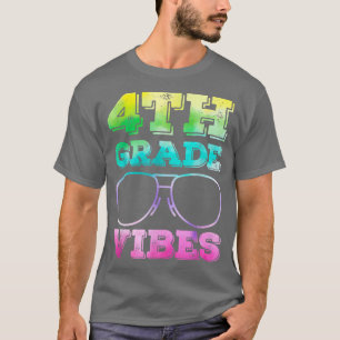 Camiseta 4th Grade Vibes Teacher Back To School First Day T