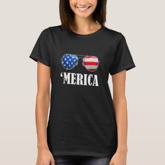 Camiseta 4th July America Independence Day Patriot USA Mens