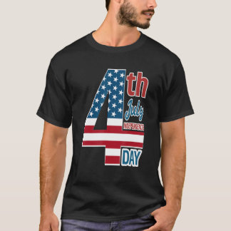 Camiseta 4th of July 2023 Independence Day With USA America