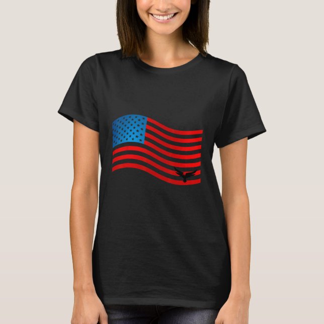 Camiseta 4th of July America Patriotic Day (Frente)