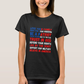 Camiseta 4th of July American Flag Patriotic 1776_2