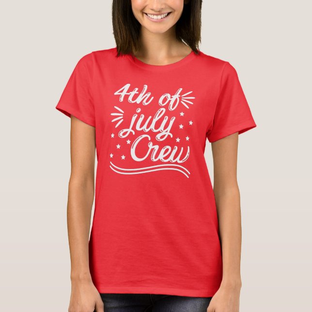 Camiseta 4th Of July Crew (Frente)