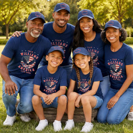 Camiseta 4th Of July Family Photos Matching Group Customize