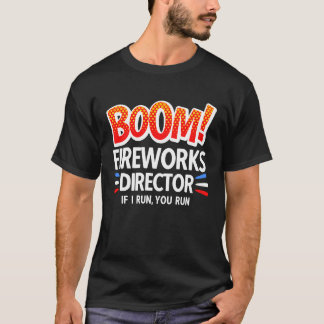 Camiseta 4th of July Fireworks Director Boom Squad Pyro Hus