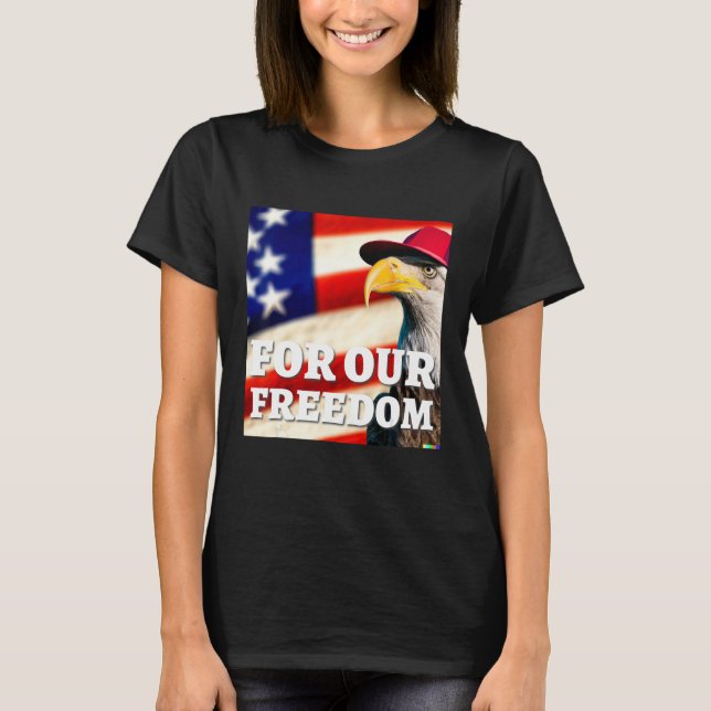 Camiseta 4th of July freedom symbol (Frente)