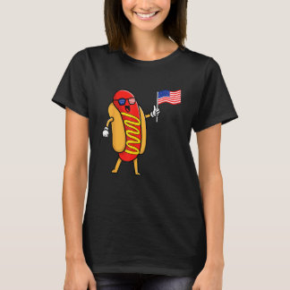 Camiseta 4th of July Hot Dog Hotdog 4th of July Boys Men Wo