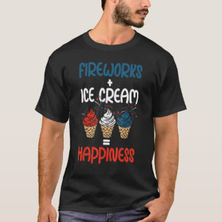 Camiseta 4th of july ice cream usa ice cream patriotic ice 